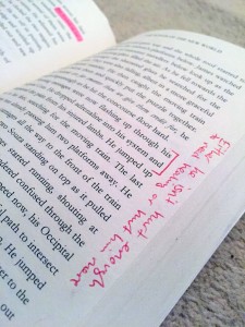 Give your beta readers your book in a format that they can scribble on as they read